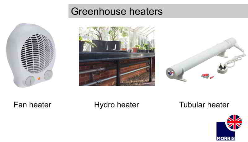 Greenhouse heater options
